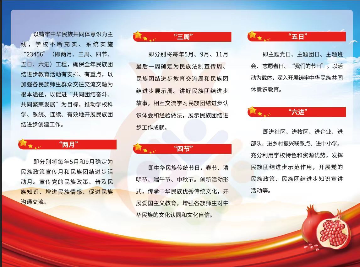 民族团结进步创建23456工程动态